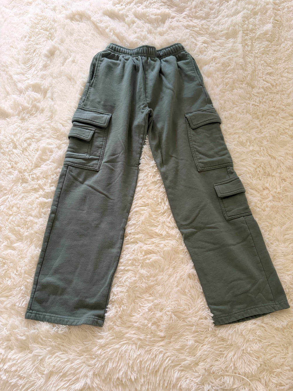 Garage Green Cargo Sweatpants